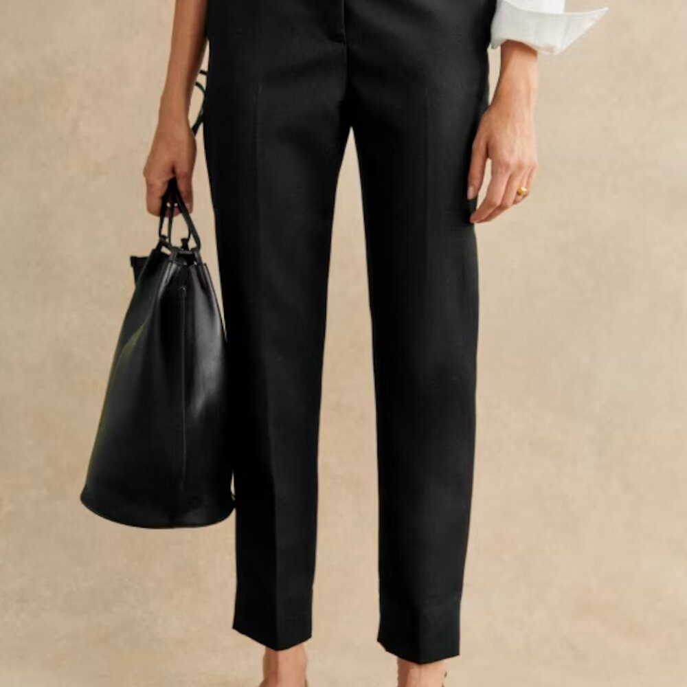 Sezane Gustavo Trousers in Black, Size XS (French Size 34) - Picture 2 of 5